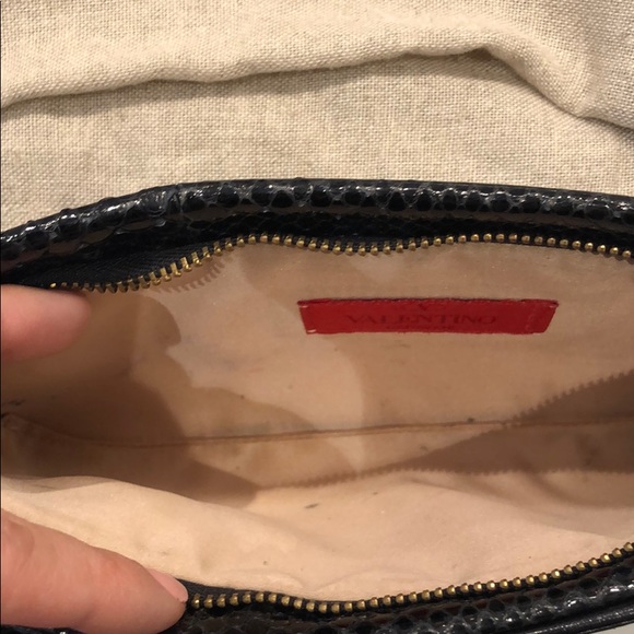 Valentino python clutch - Picture 2 of 4